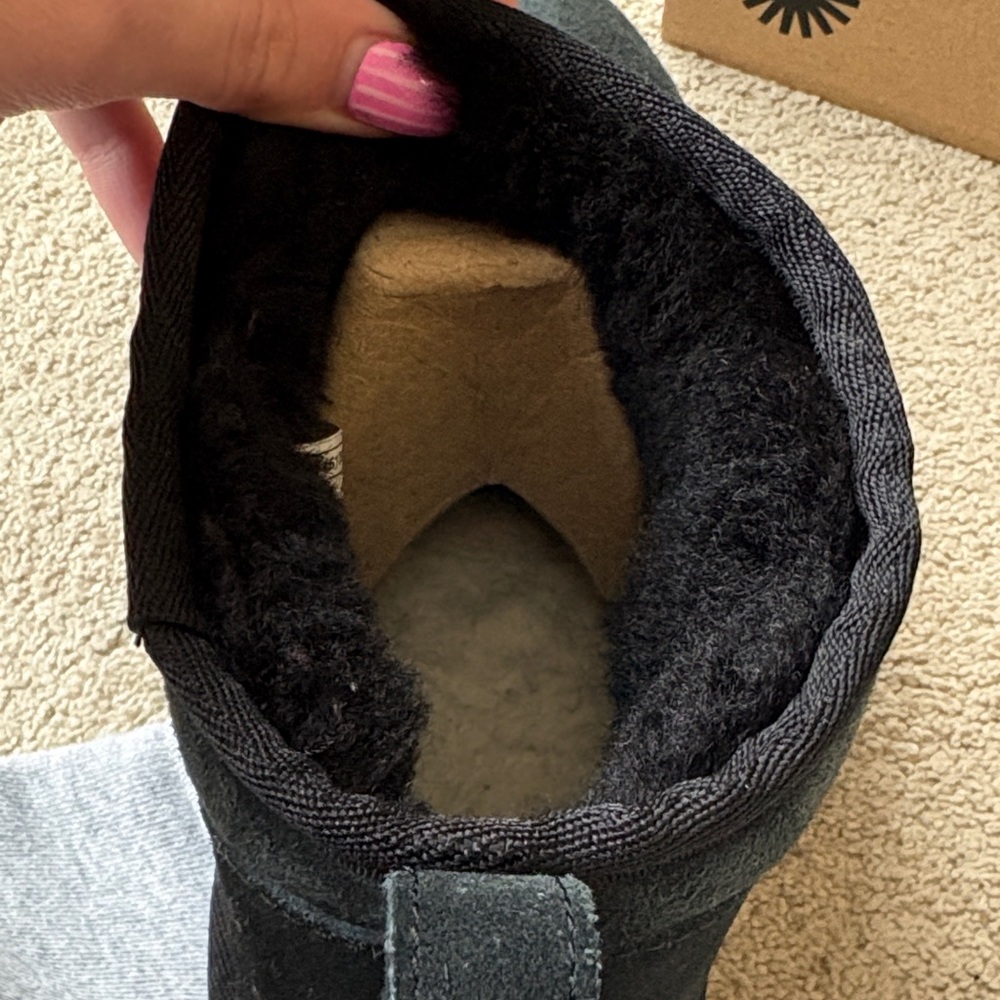 UGG Classic Ultra Mini Boots in Black - Picture 3 of 5